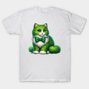 Clover Norwegian Forest Cat St Patricks Day T-Shirt